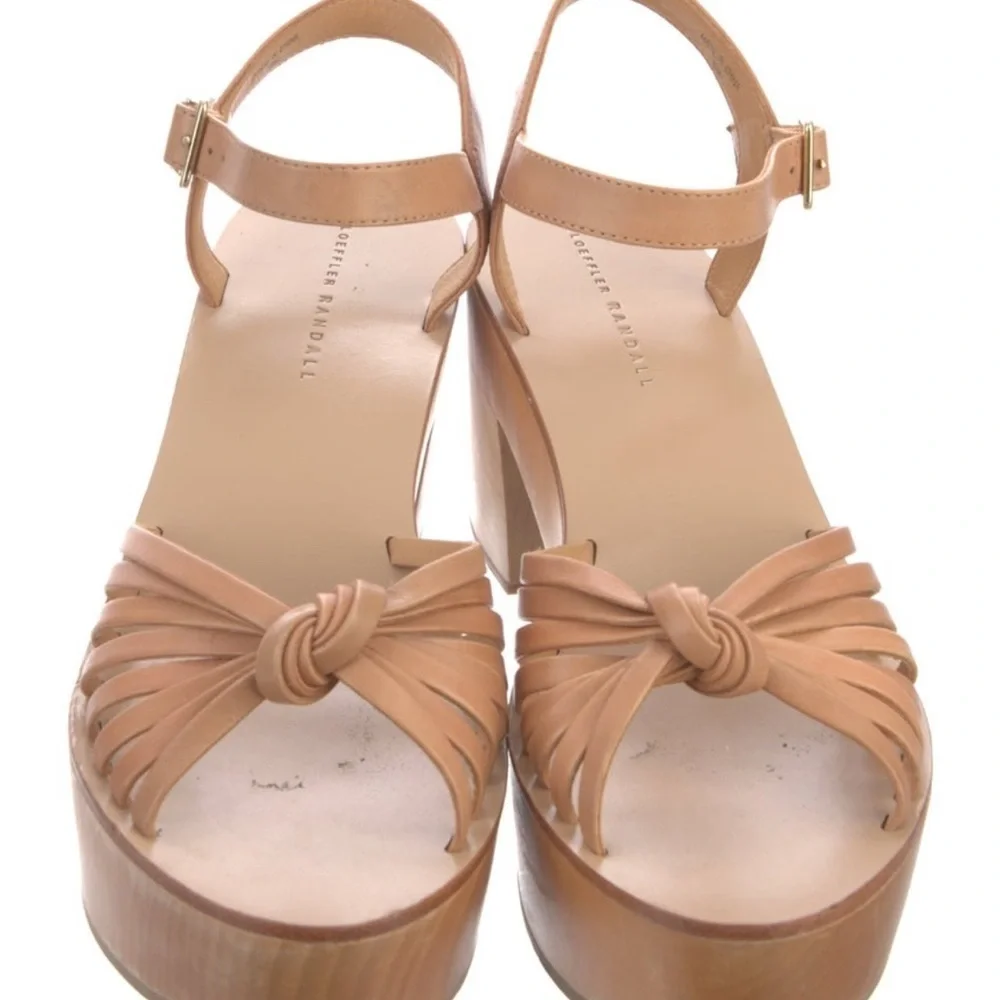 Loeffler Randall Women's Tan Platform Sandals